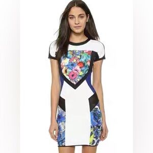 Just Cavalli Multicolor Floral Women's Dress